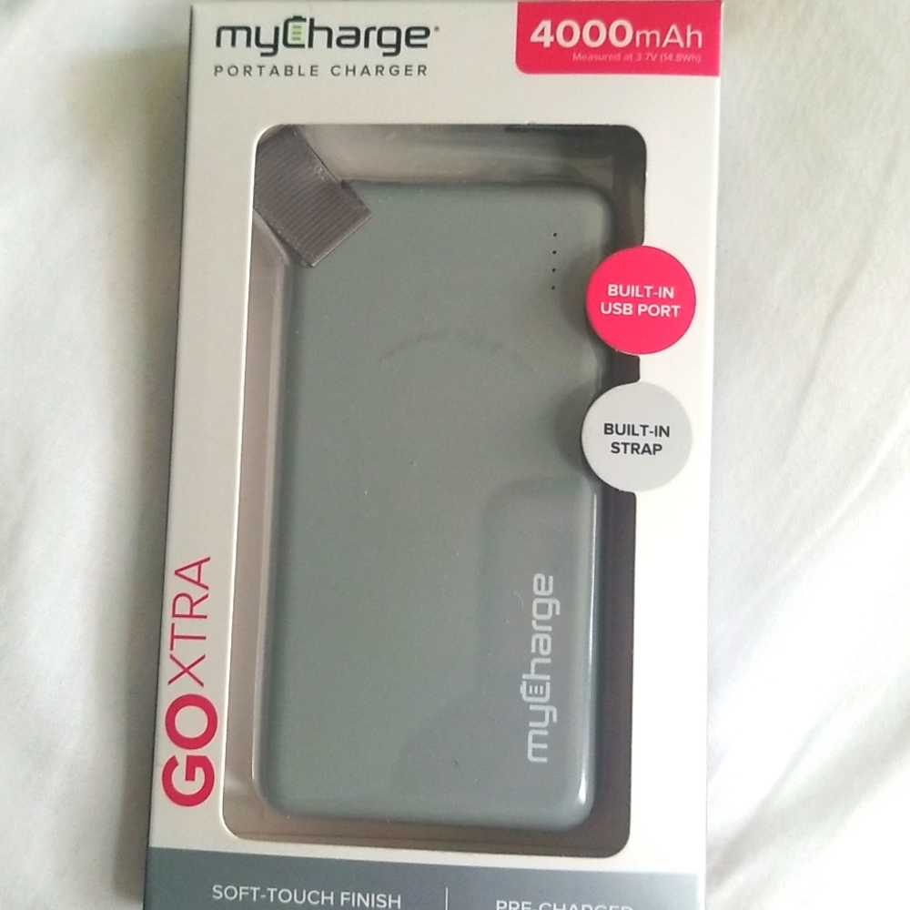 New Go extra my charge,grey portal charger